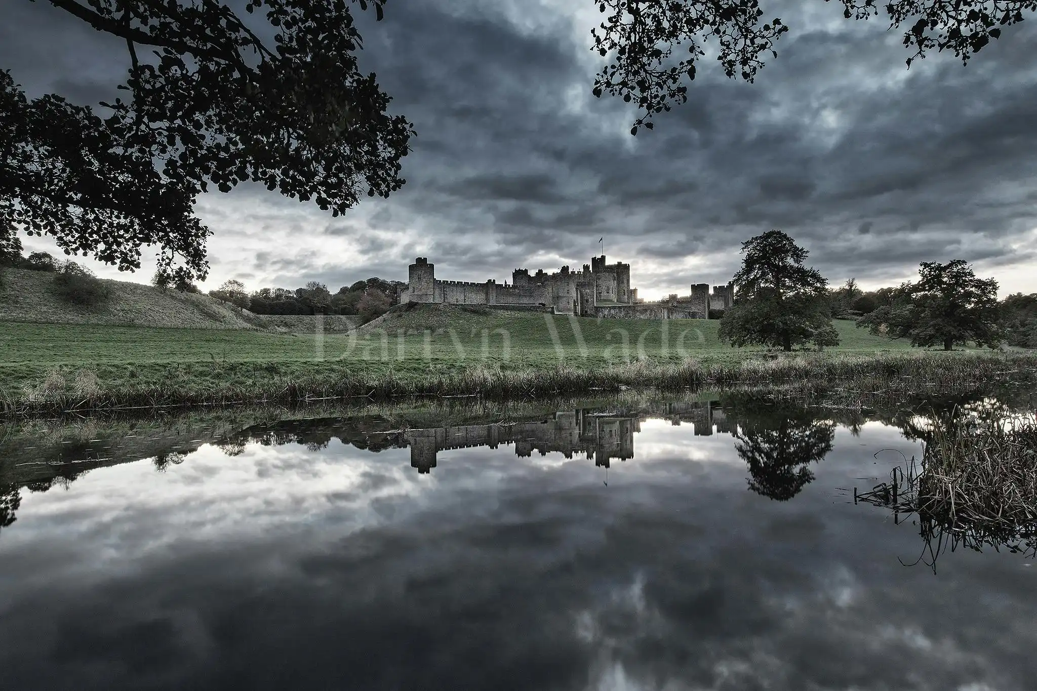 Evening reflection, Alnwick Castle