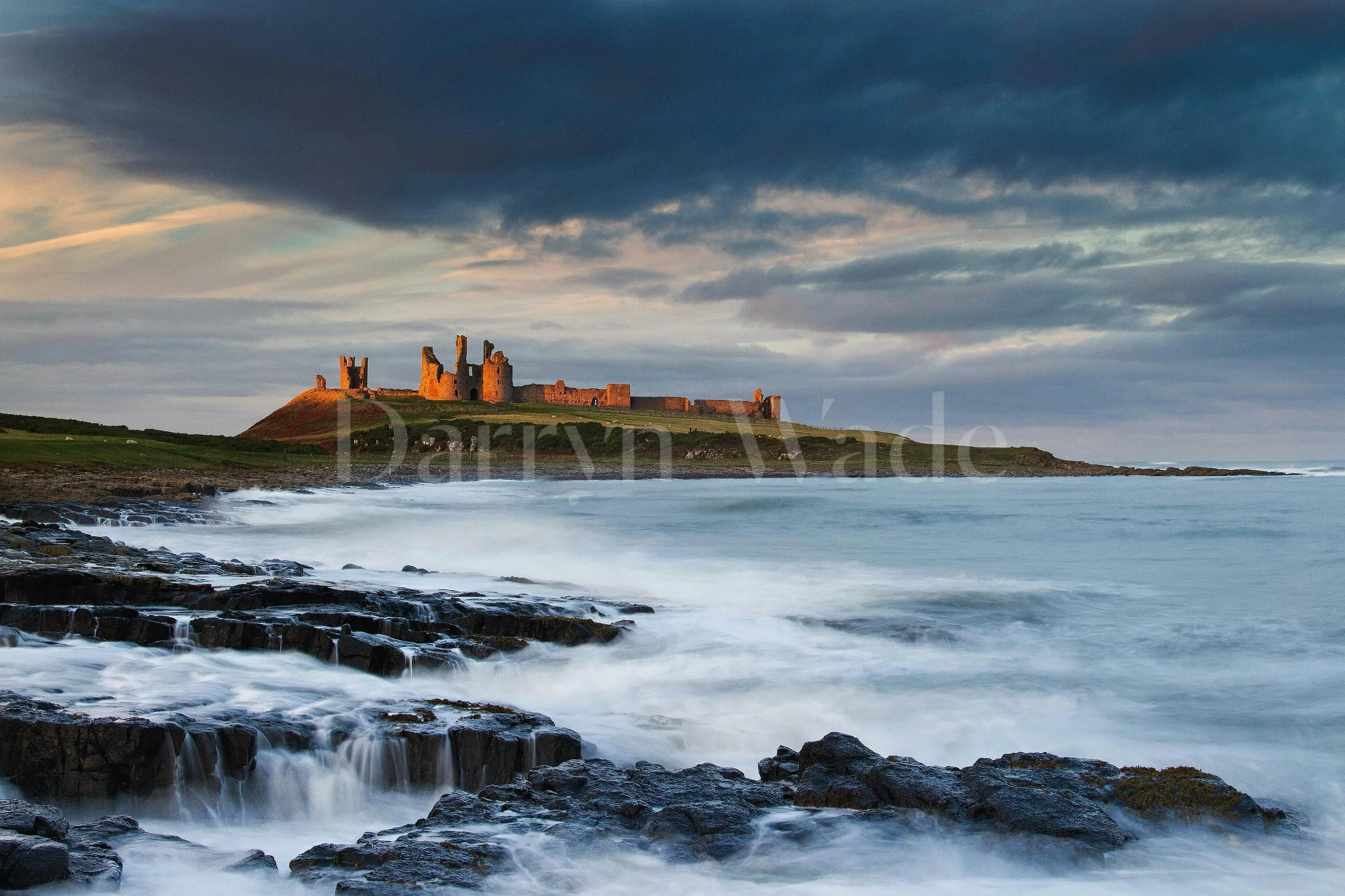 Last light, Dunstanburgh