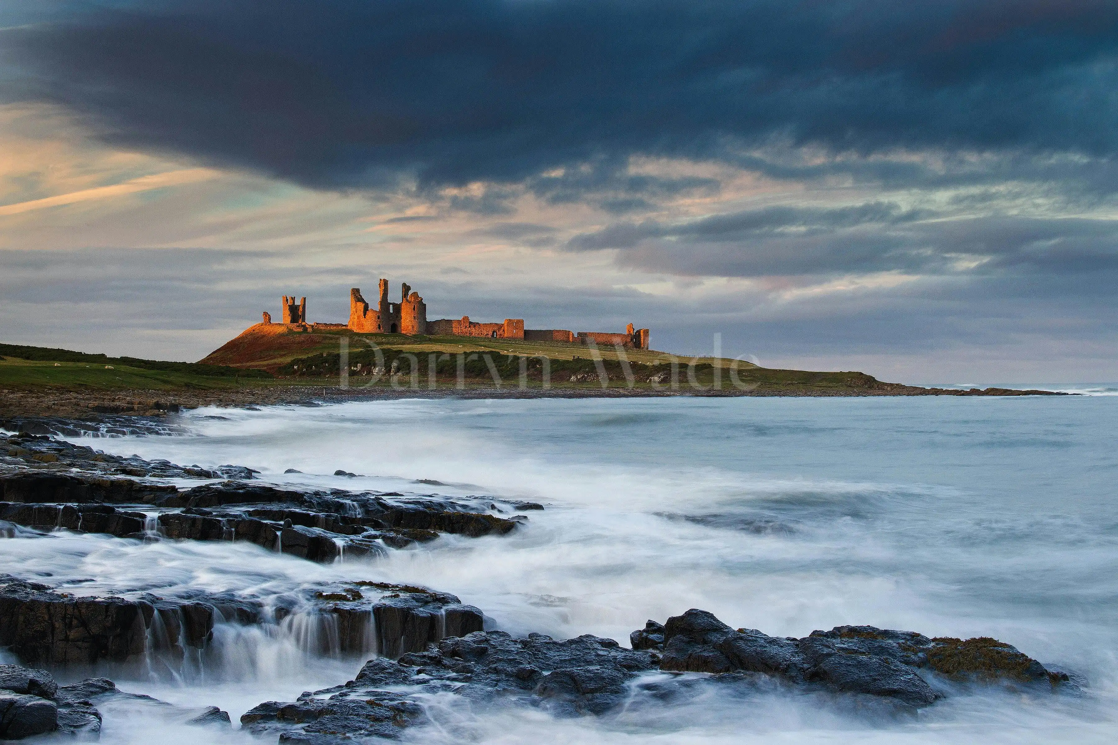 Last light, Dunstanburgh