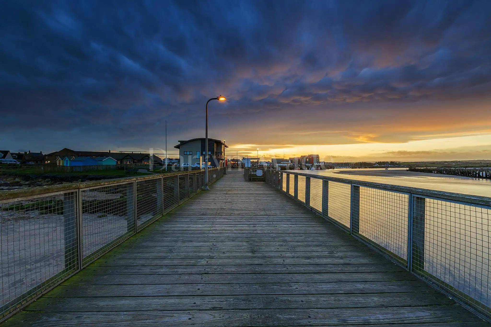 Turbulent Skies, Amble Harbour