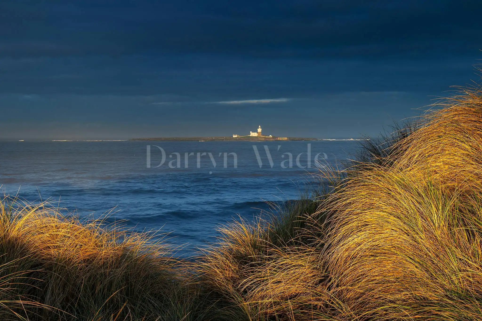 Late light on Coquet Island